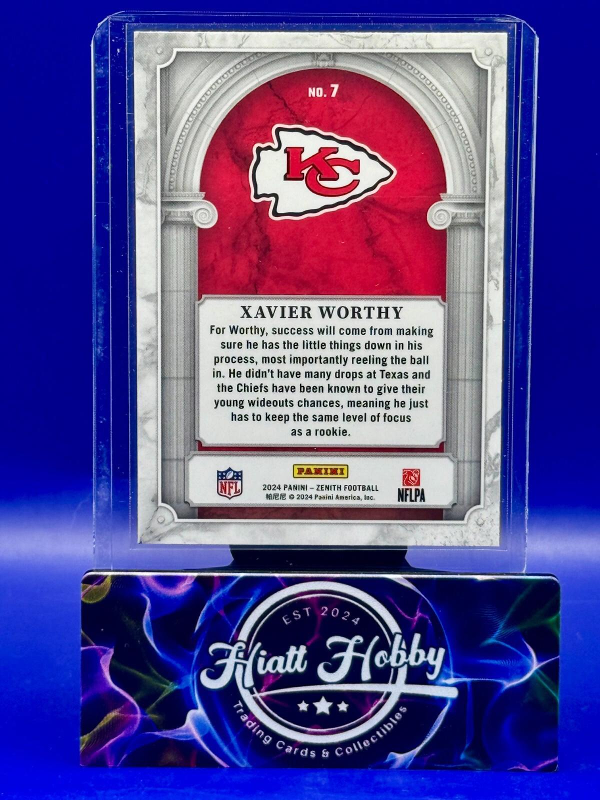2024 Panini Zenith - Z Marquee Xavier Worthy #7 (RC)