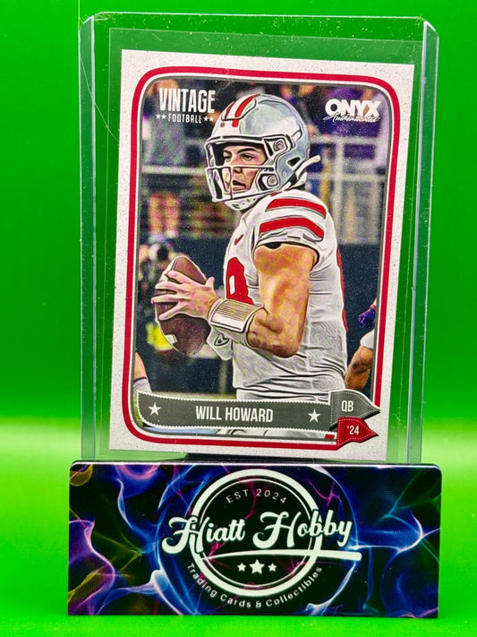 2024 Onyx Vintage Football - Will Howard #OVWIHO (RC)