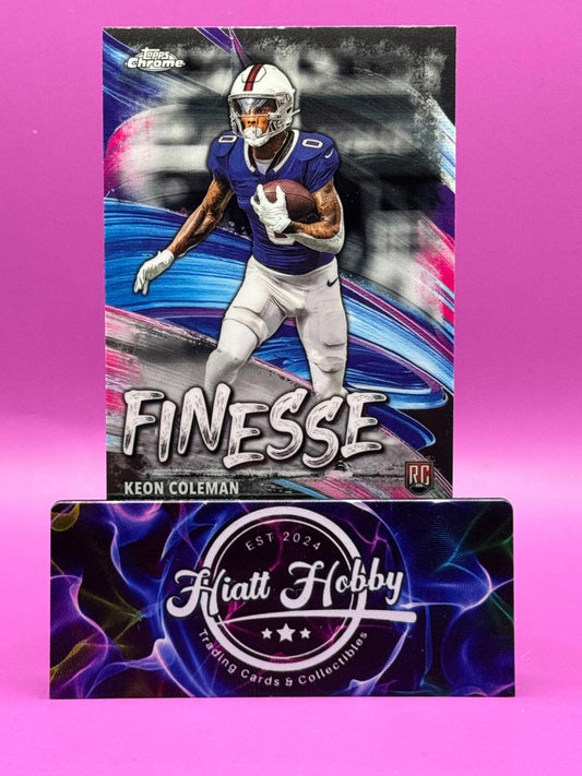 2024 Topps Chrome Football - Keon Coleman #F-18 - Finesse