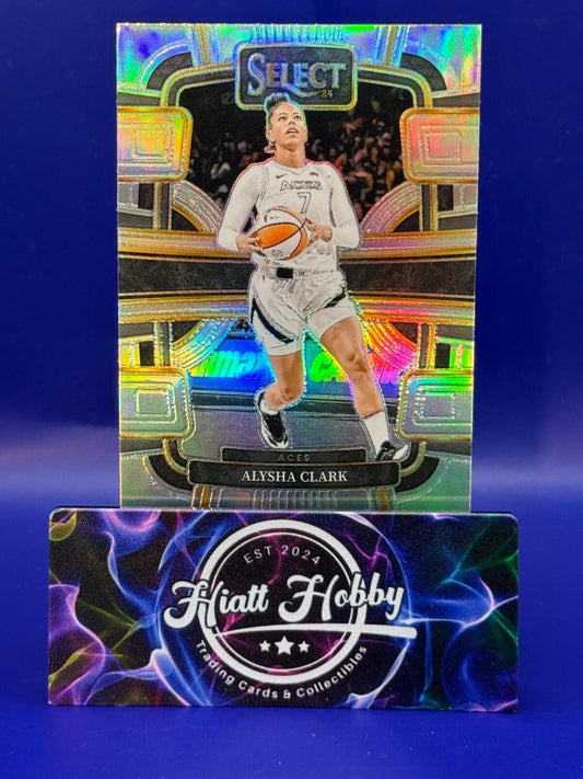 2024 Panini Select WNBA - Concourse #43 Alysha Clark - Silver Holo