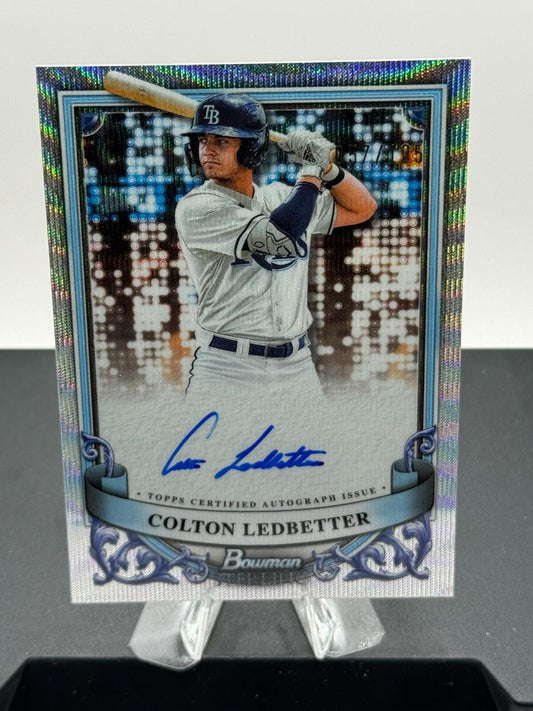 2024 Bowman Sterling - Colton Ledbetter #PA-CL - Wave Refractor /125 Auto