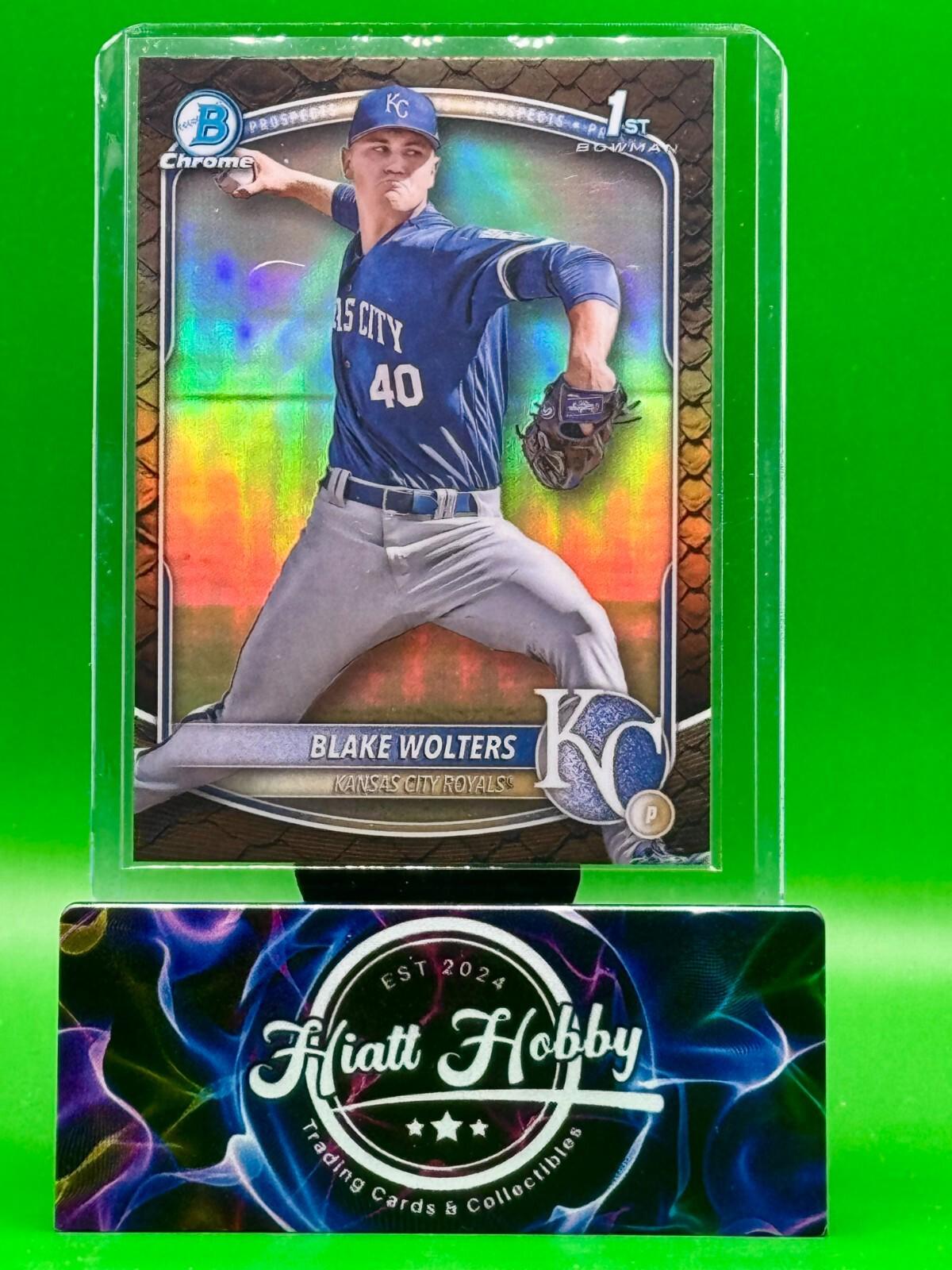 2025 Bowman Chrome - Blake Wolters #BCP-76 - Reptillian Refractor