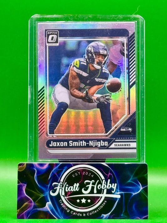2024 Panini Donruss Optic - Rated Rookie Jaxon Smith-Njigba #180 Holo Prizm