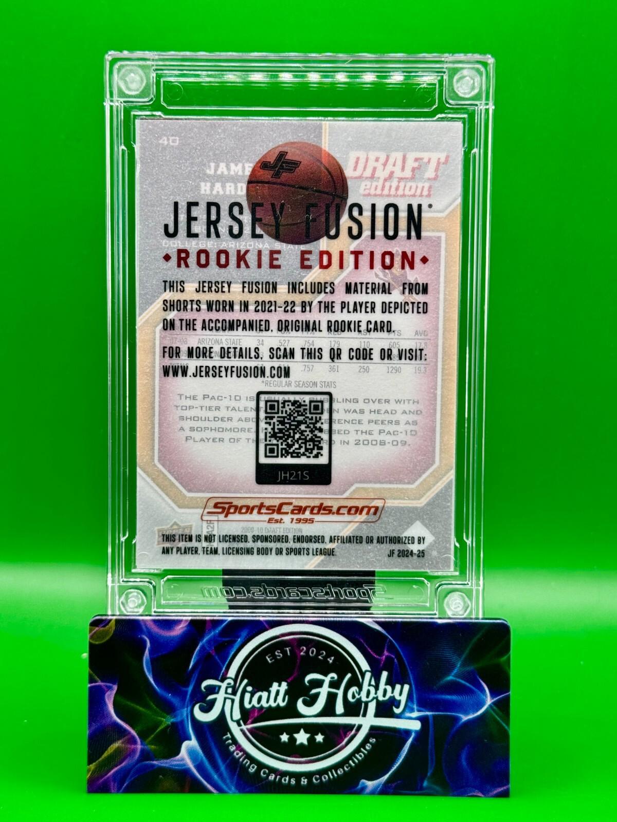 2024 Jersey Fusion Rookie Edition - James Harden - Dual Patch /25
