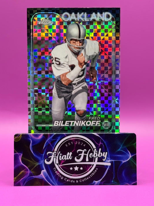 2024 Topps Chrome Football - Fred Biletnikoff #152 - X-Fractor