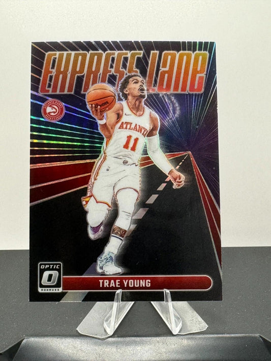 2023-24 Panini Donruss Optic - Express Lane #22 Trae Young