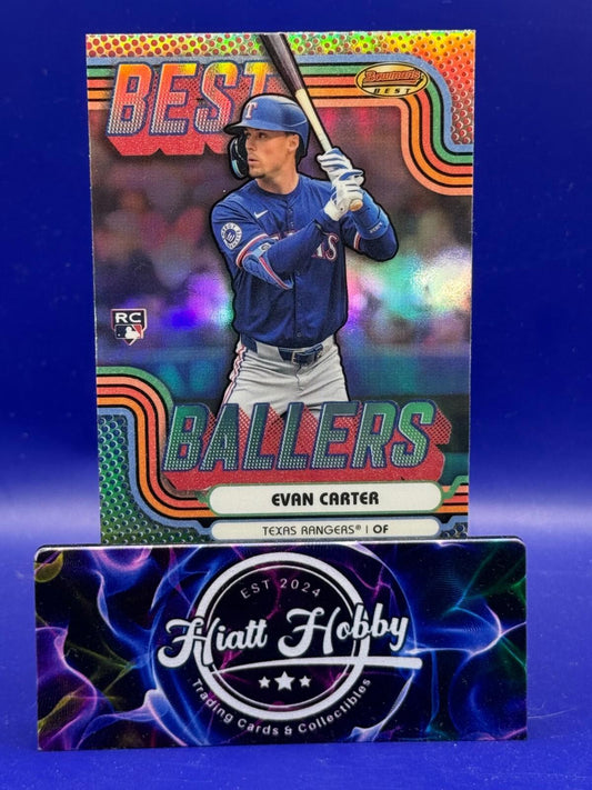 2024 Bowman's Best - Evan Carter #BB-25 - Best Ballers