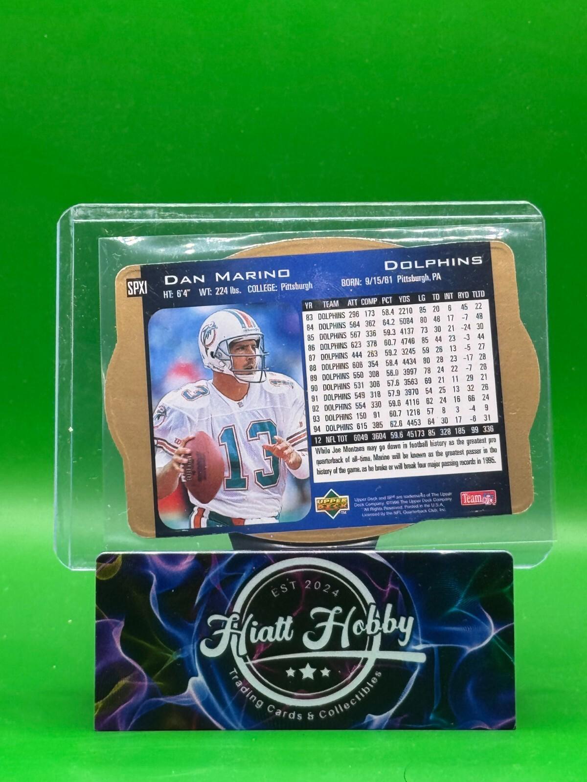 1995 Upper Deck SPx Football - Dan Marino #SPX1 - Holo Die-Cut