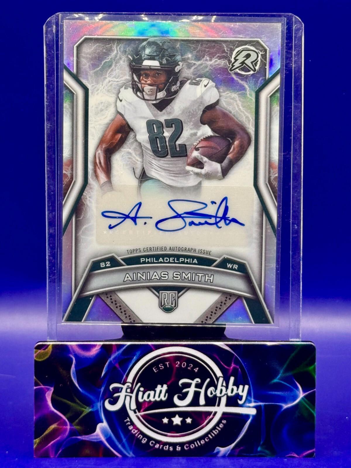 2024 Topps Resurgence - Ainias Smith #RRS-AS - Refractor Auto (RC, AU)