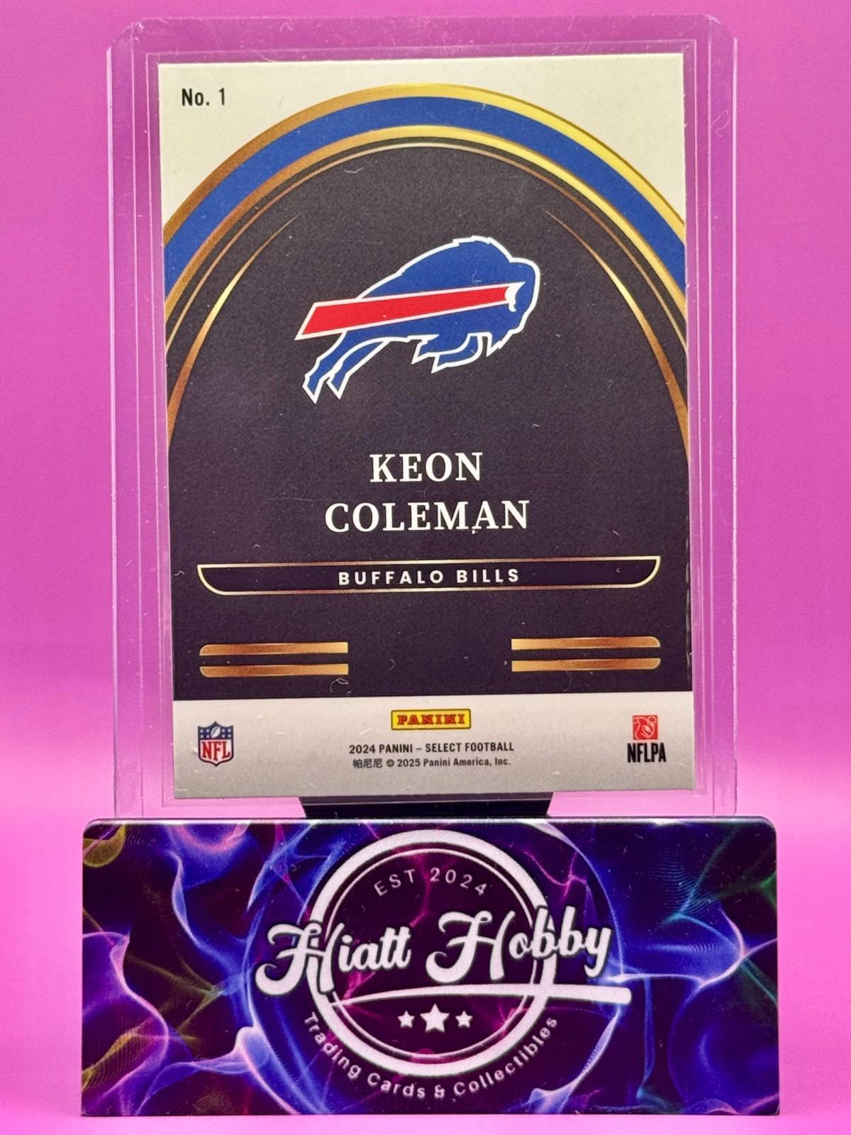 2024 Panini Select - Select Future - Keon Coleman #1 (RC)