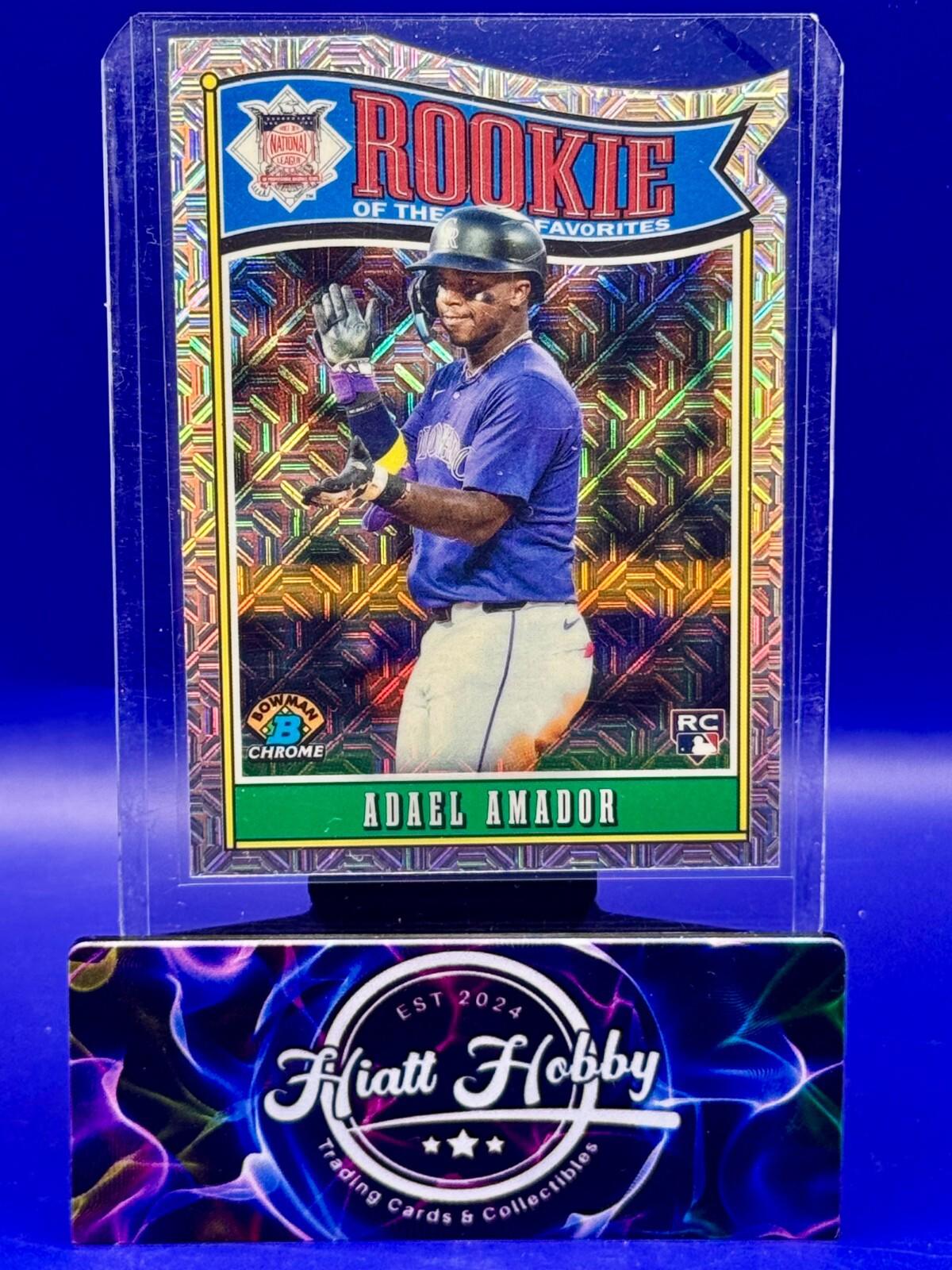 2025 Bowman Chrome - Adael Amador #ROY-13 - ROY Favorites - Mojo Refractor