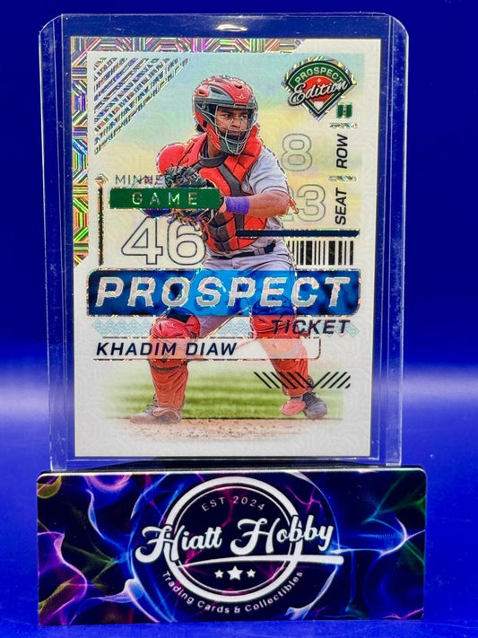 2024 Panini Prospect Edition - Khadim Diaw #20 - Mojo Prizm /25 (RC)