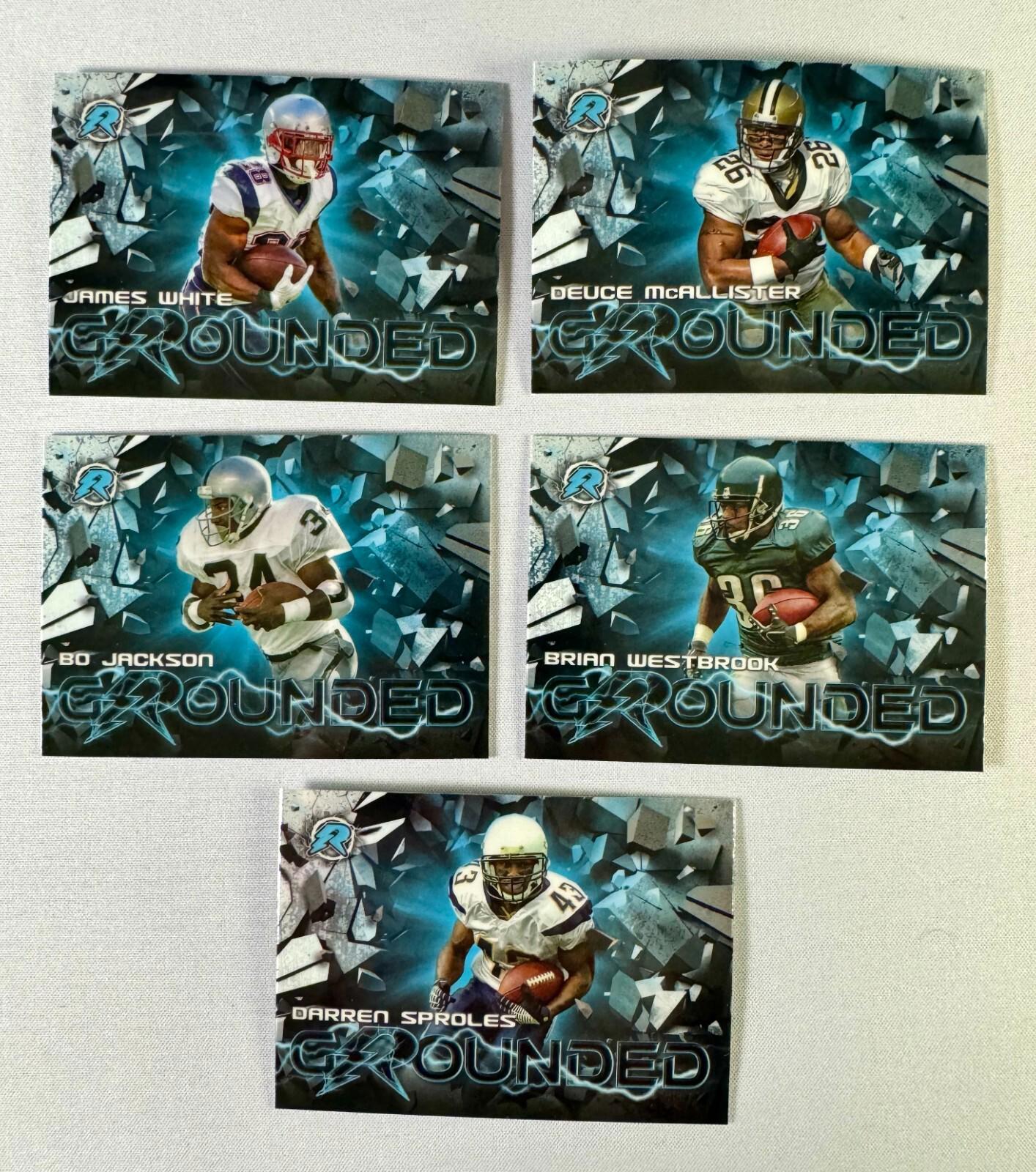 2023 Topps Composite Football Topps Resurgence Grounded Inserts - LOT of 10