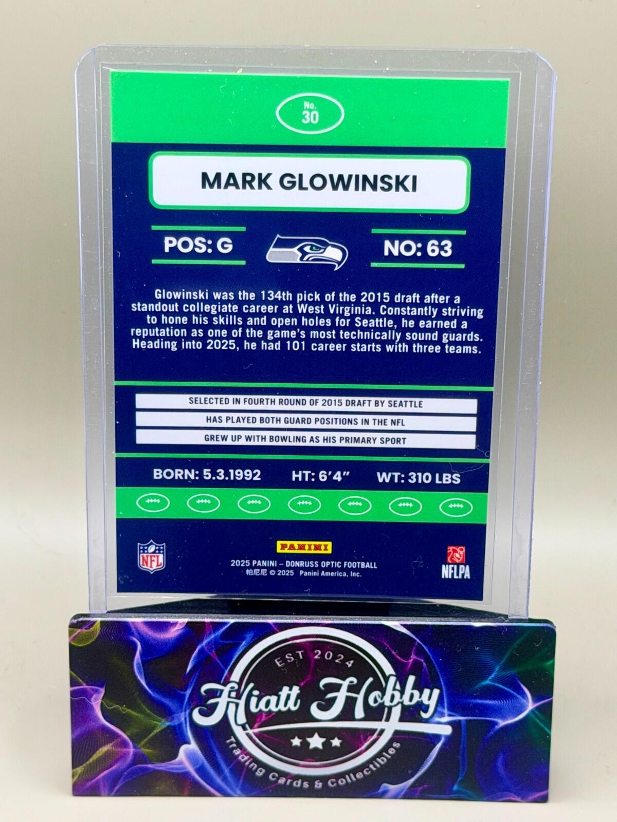 2025 Panini Donruss Optic - #30 Mark Glowinski - 2015 Retro (RC)