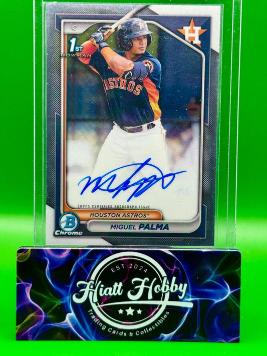 2024 Bowman Chrome - Miguel Palma #CPA-MP - Chrome Prospect Auto (RC, AU)
