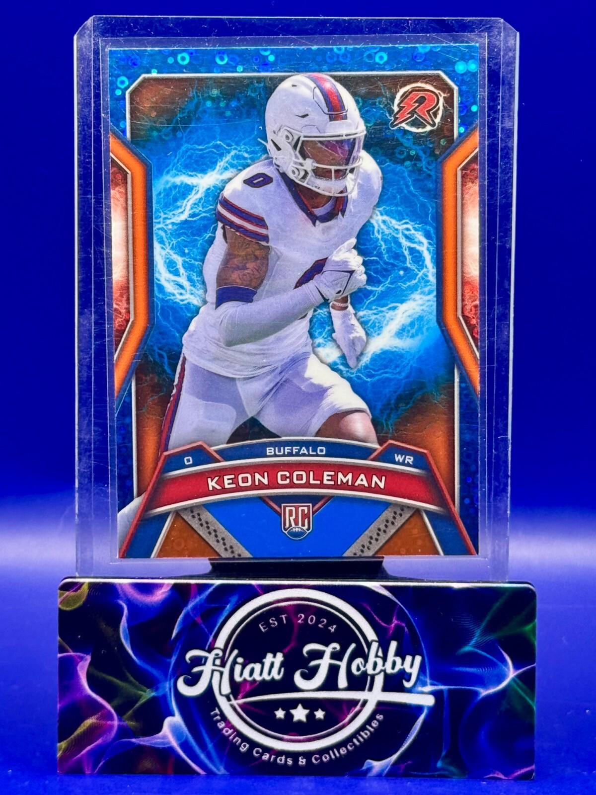 2024 Topps Resurgence - Rookies Keon Coleman #111 - Blue & Orange Spark (RC)