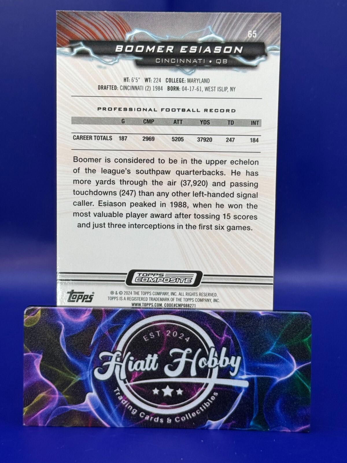 2023 Topps Composite - Resurgence Prism Refractor #65 Boomer Esiason
