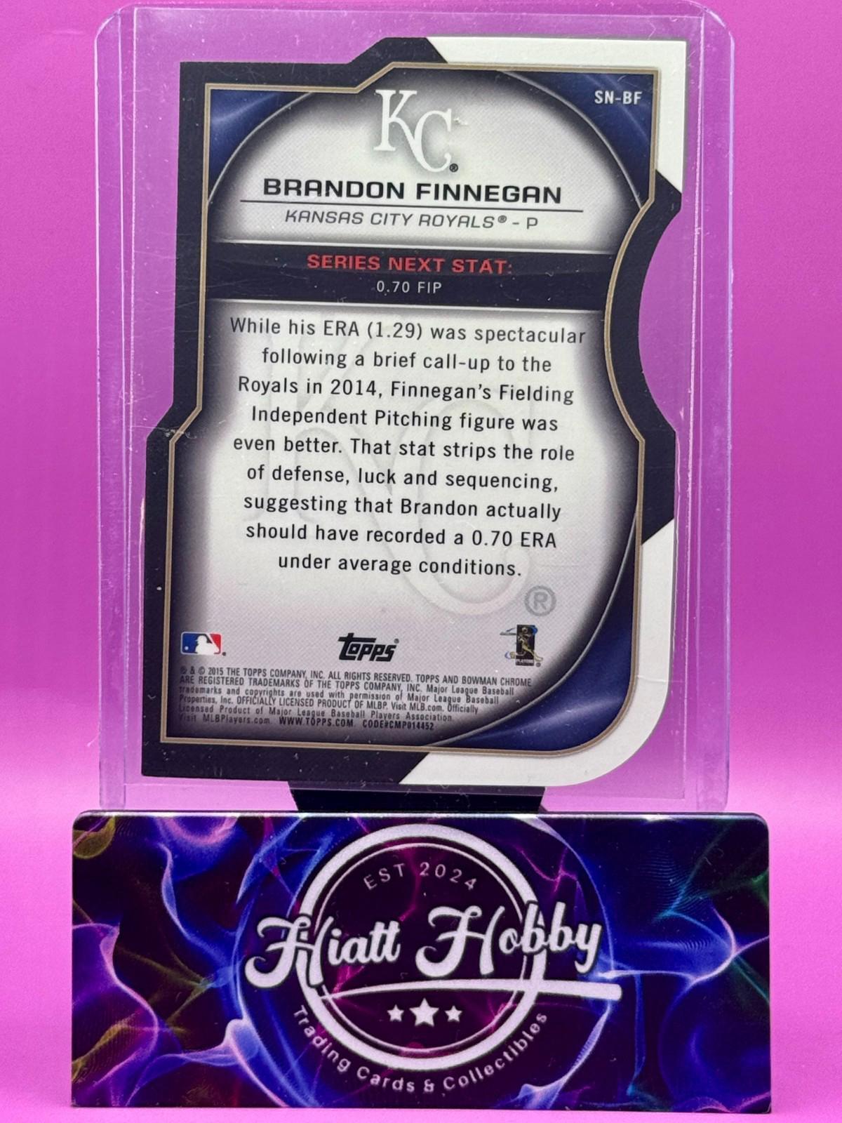 2015 Bowman Chrome - Brandon Finnegan #SN-BF - Series Next Refractor (RC)