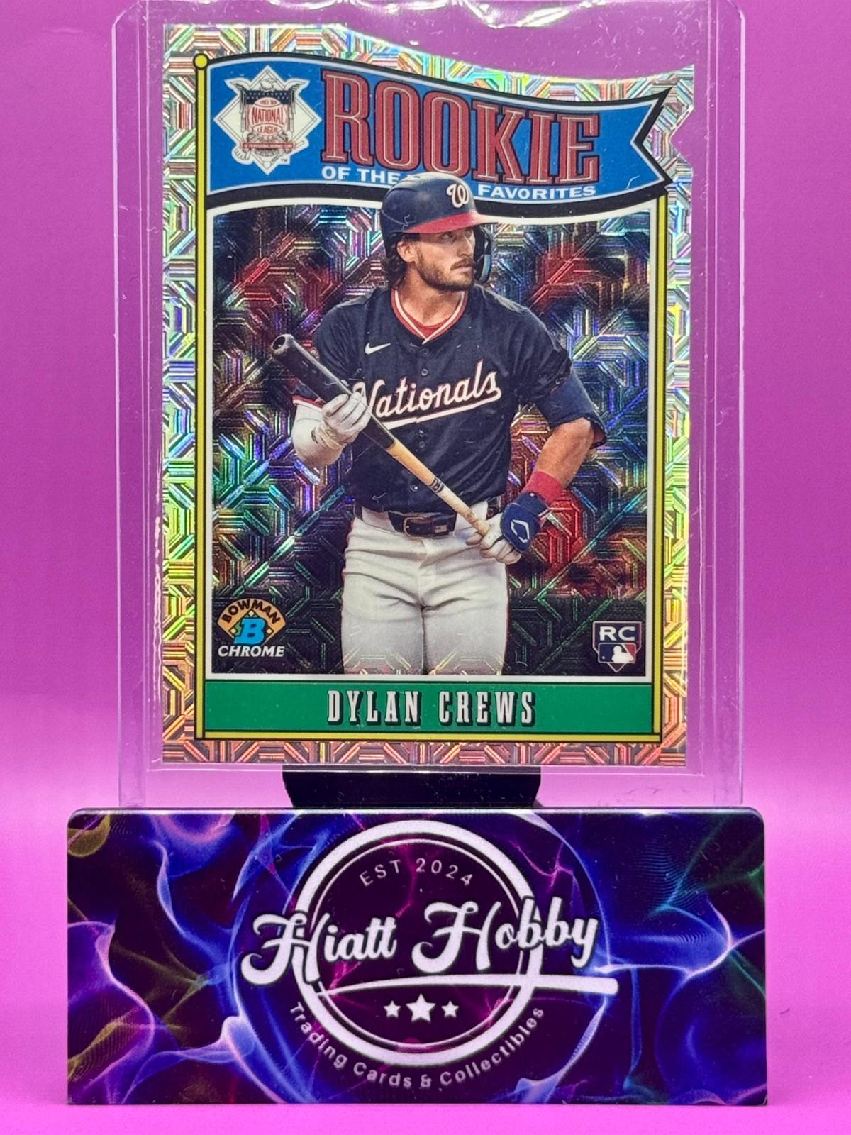 2025 Bowman Chrome - ROY Favorites Dylan Crews #ROY-1 Mojo Refractor (RC)