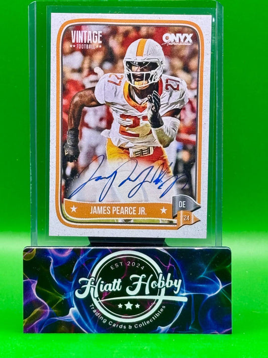 2024 Onyx Vintage Football - James Pearce Jr #VAJAPE - Auto