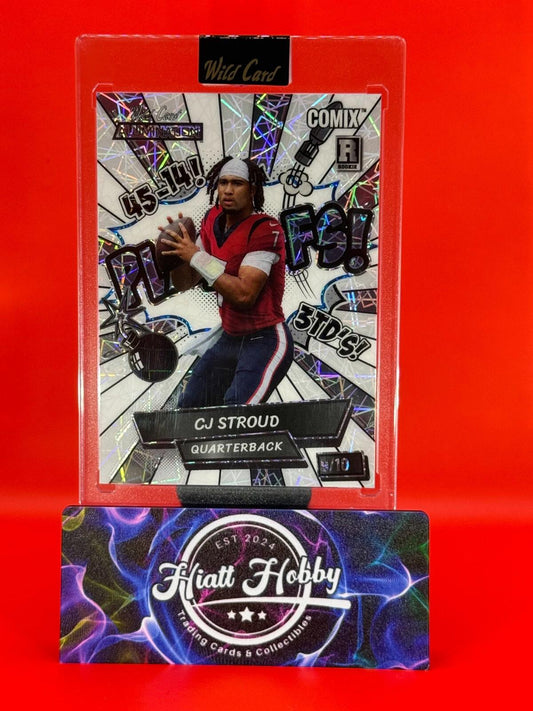 2023 Wild Card Alumination - CJ Stroud #ACWP-CS3 - Playoffs Laser Foil /10