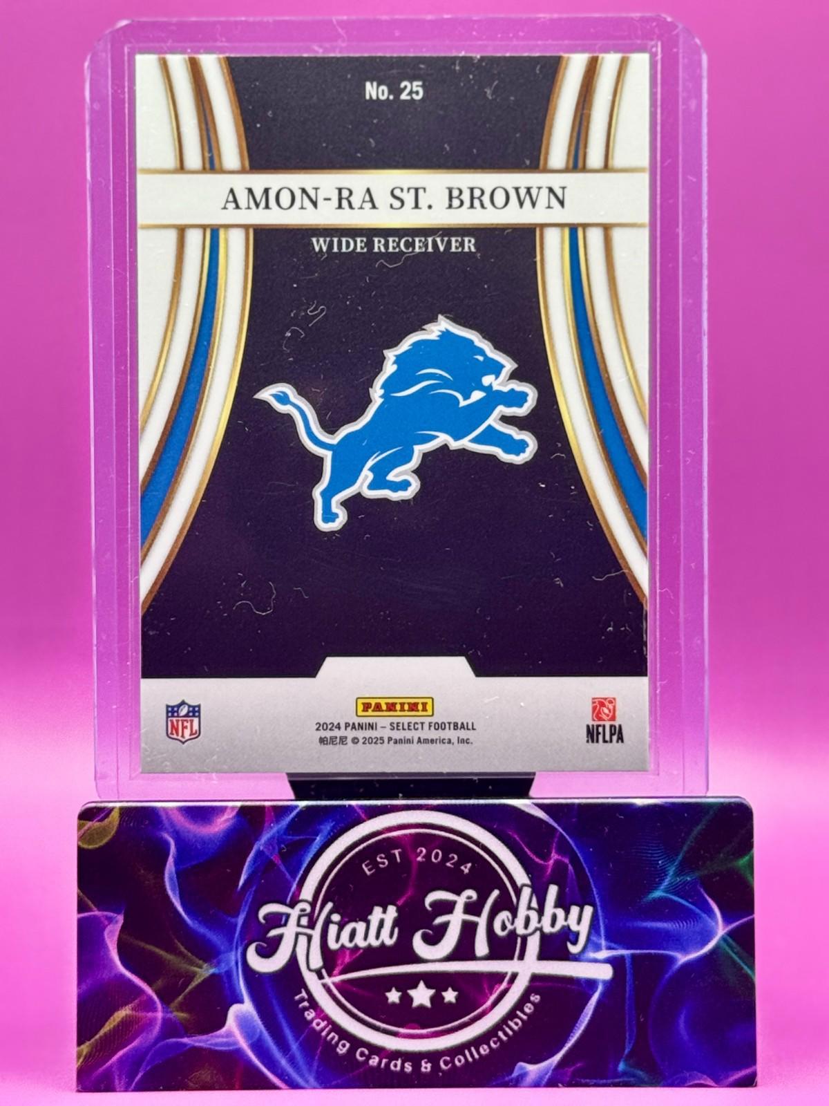 2024 Panini Select - Turbocharged - Amon-Ra St. Brown #25