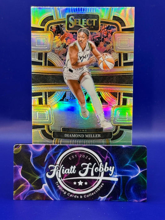 2024 Panini Select WNBA - Concourse #25 Diamond Miller - Silver Holo