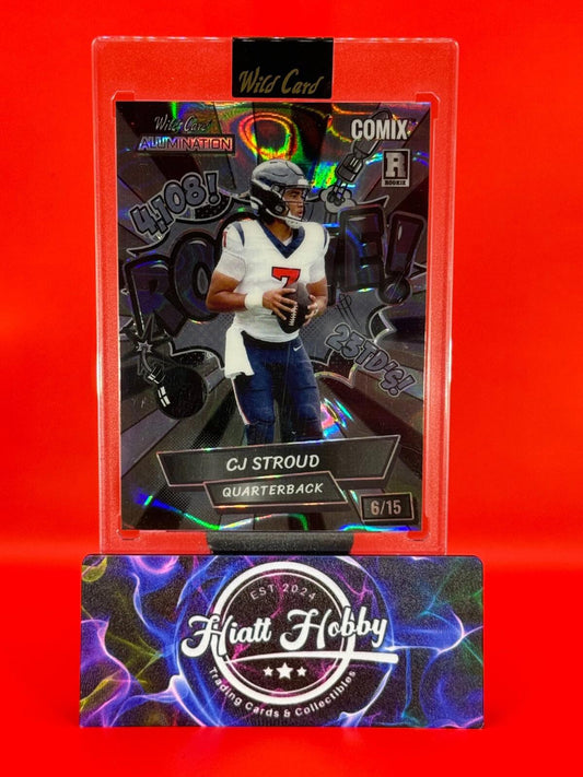 2023 Wild Card Alumination - CJ Stroud #ACGR2-CS1 - Rookie Lava Refractor /15