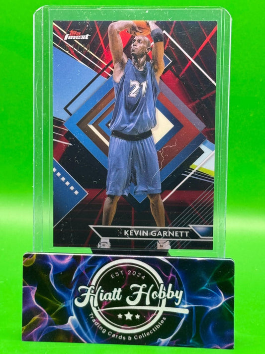 2023-24 Topps Finest - Kevin Garnett #267 - Red/Black Vapor 1/10 - 1st on Print