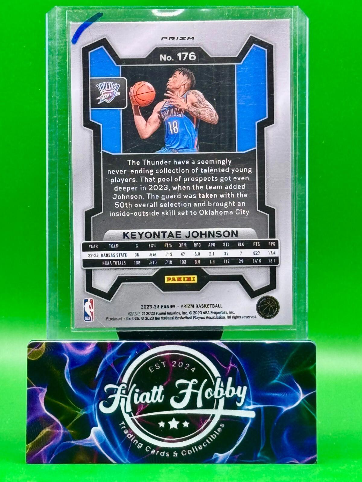 2023-24 Panini Prizm - Keyontae Johnson #176 - Green Prizm (RC)