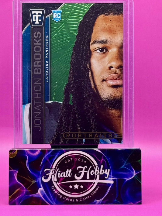 2024 Panini Total Certified - Jonathon Brooks #19 - Portraits - Neon Green /99