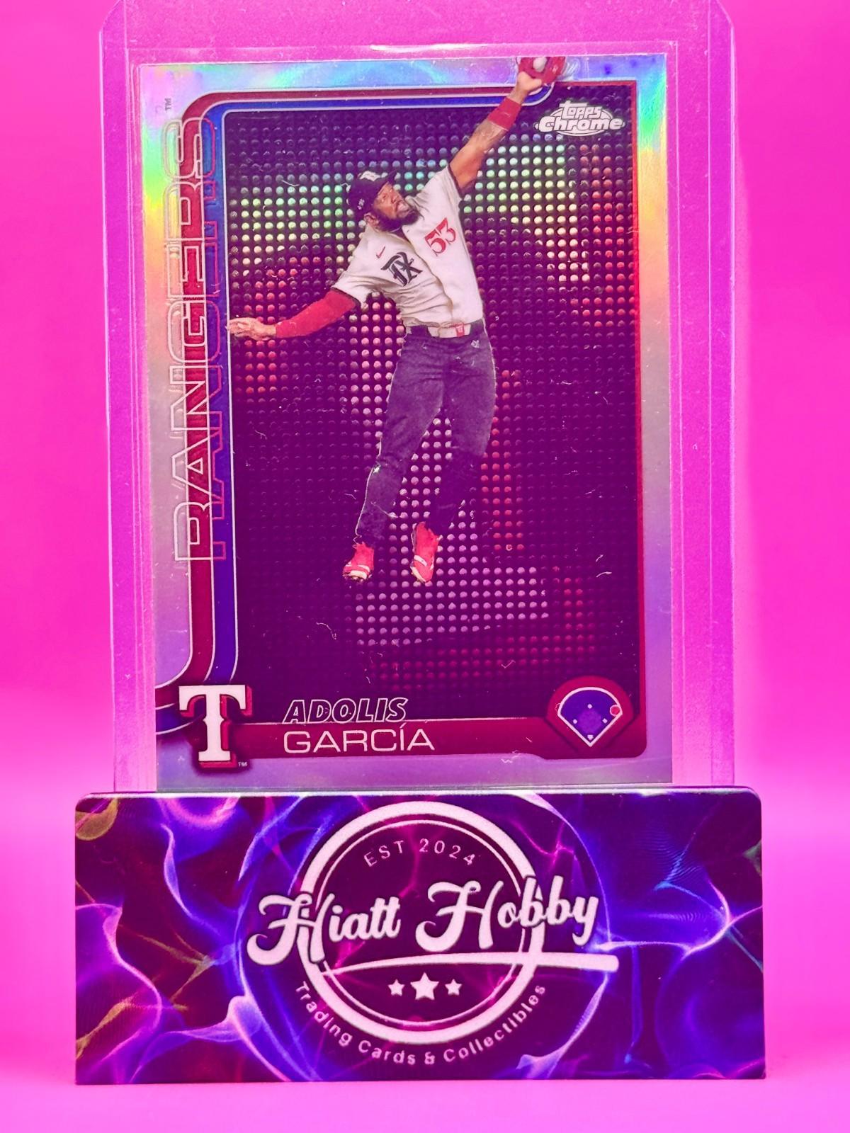2025 Topps Chrome - Adolis Garcia #293 - Lightboard Refractor