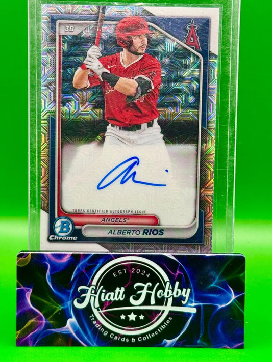 2024 Bowman Chrome - Alberto Rios #BMA-AR - Mojo Auto (RC, AU)