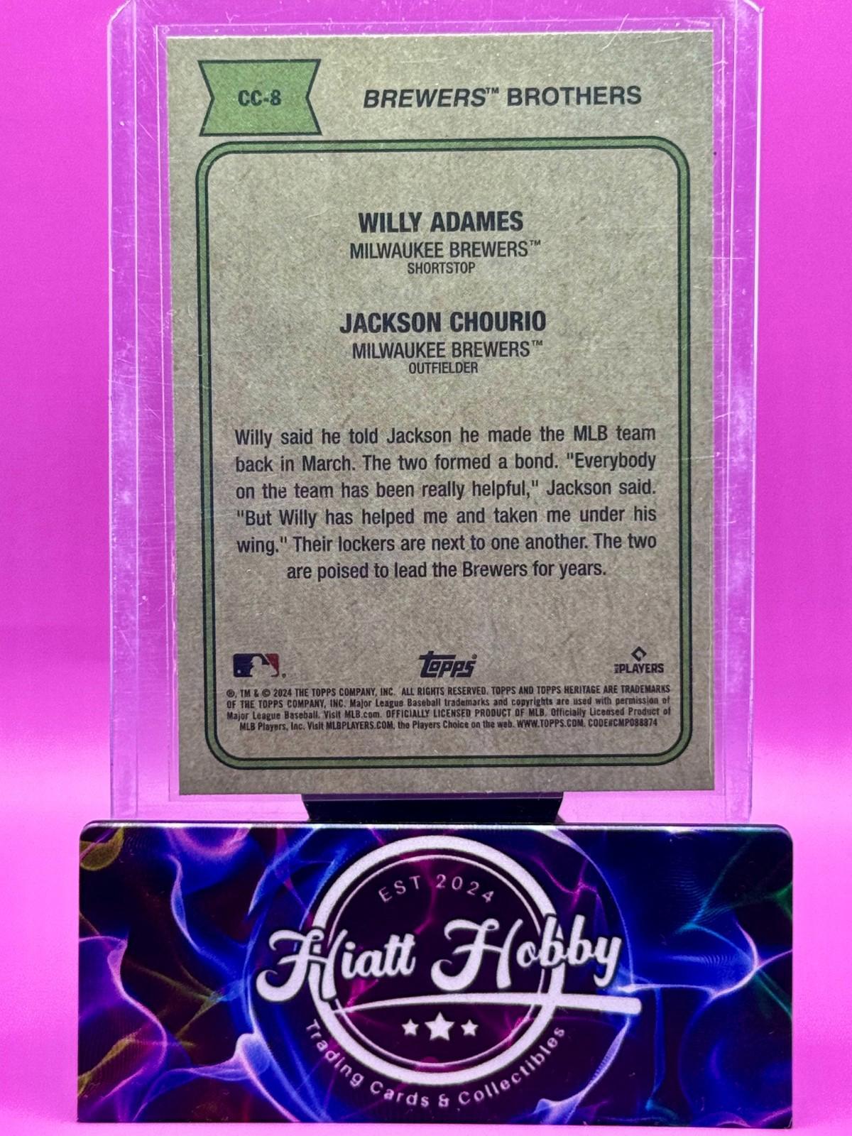 2024 Topps Herritage High Number - Brewers Brothers #CC-8 - Combo Cards