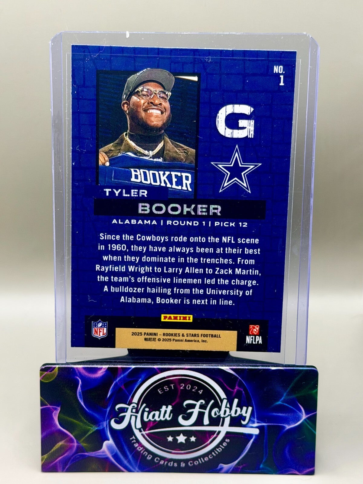 2025 Panini Rookies and Stars - #1 Tyler Booker - Draft Class - Preferred (RC)