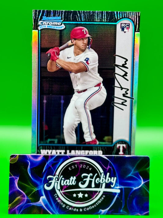 2024 Bowman Chrome - 25th Anniversary #BC25-16 Wyatt Langford (RC)