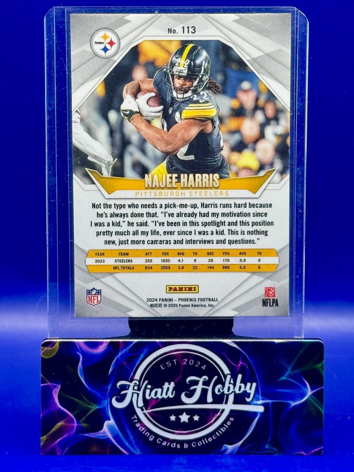 2024 Panini Phoenix - Najee Harris #113 - Hyper Prizm