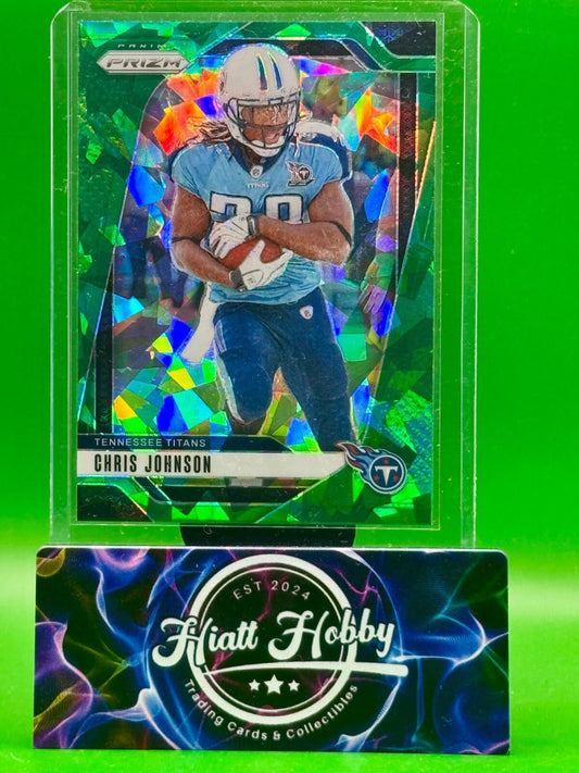 2024 Panini Prizm - Chris Johnson #284 Green Ice Prizm