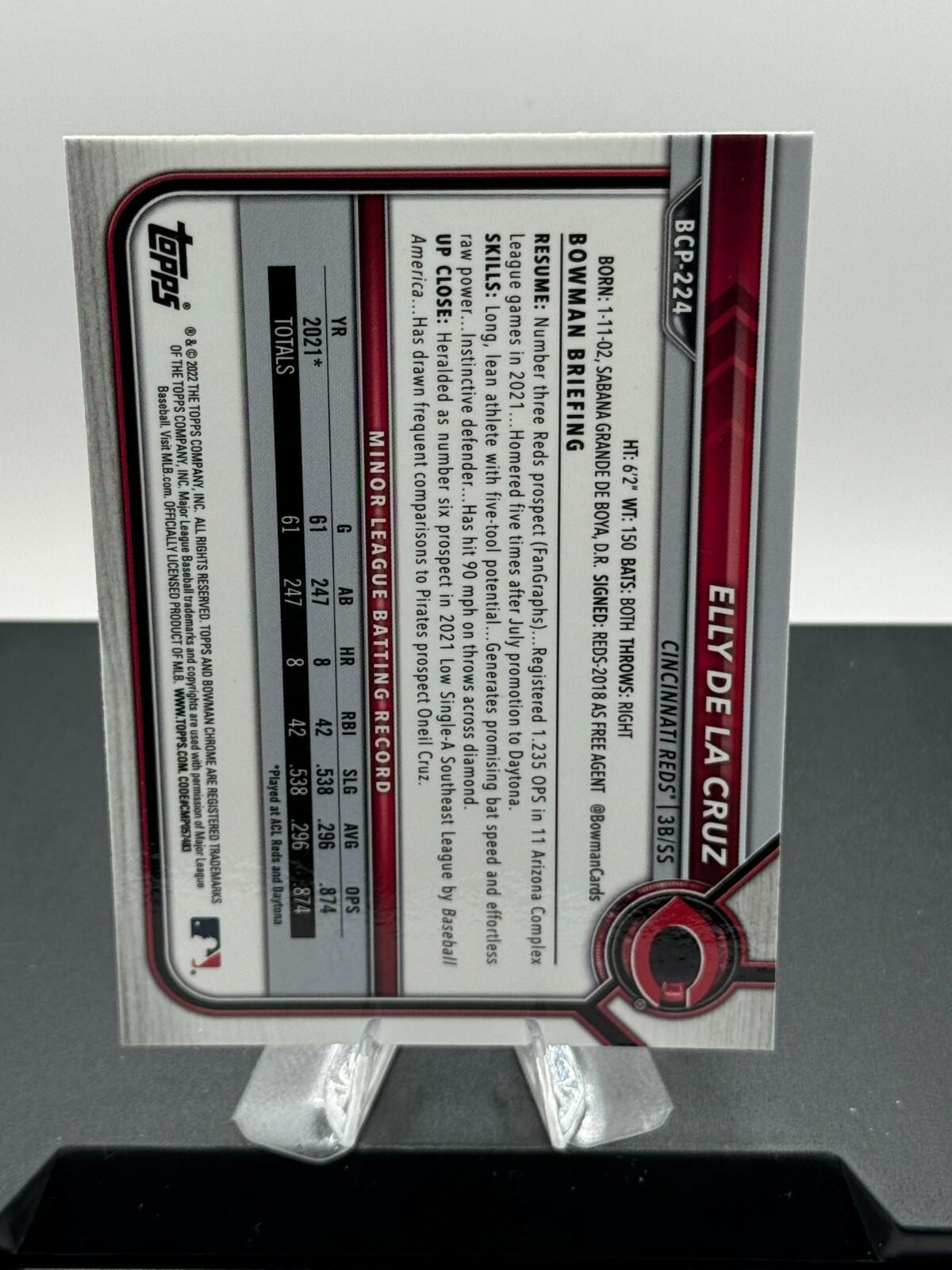 2022 Bowman Chrome Sapphire - Colton Cowser #BCP-236 (RC)