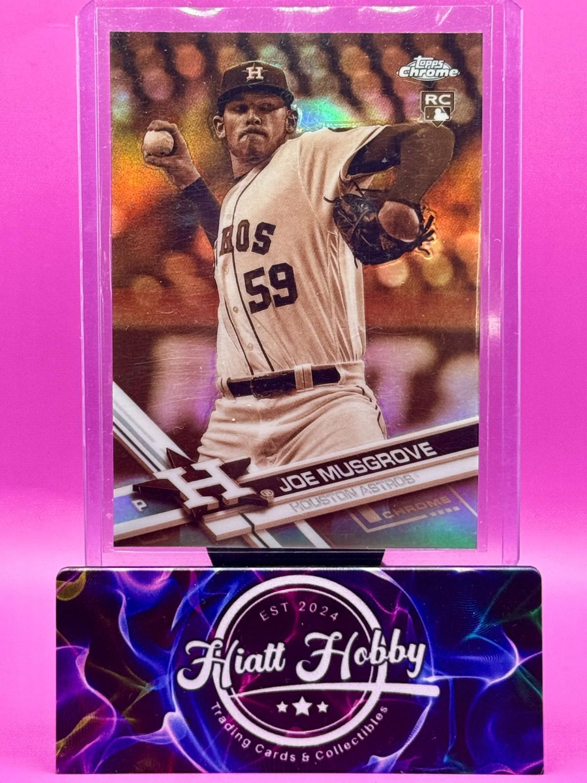 2017 Topps Chrome - Joe Musgrove #120 - Sepia Refractor (RC)