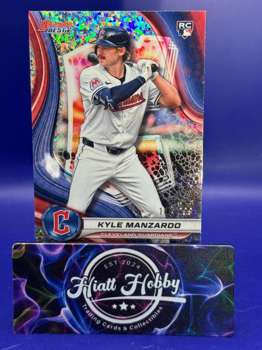 2024 Bowman's Best Baseball - Kyle Manzardo #22 - Mini Diamond Refractor /299