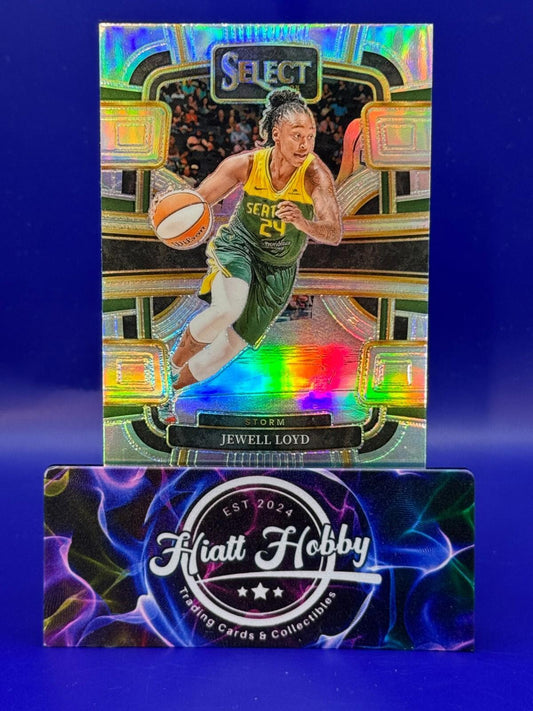 2024 Panini Select WNBA - Concourse #6 Jewell Loyd - Silver Holo