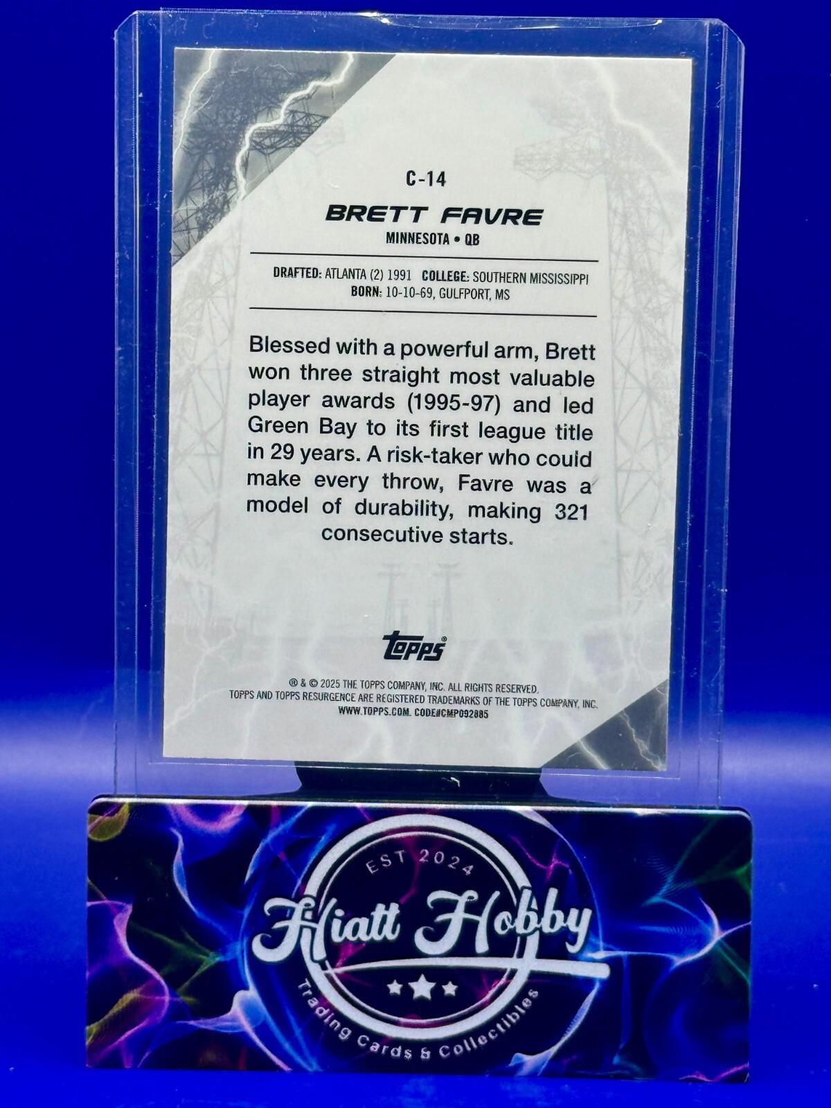 2024 Topps Resurgence - Brett Favre #C-14 - Conductors