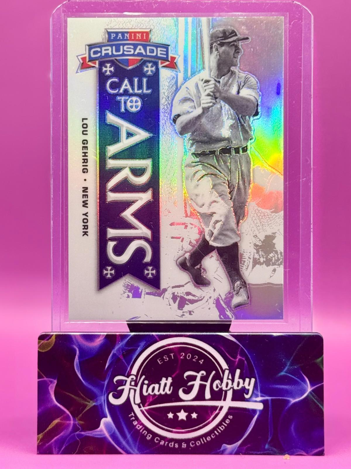 2025 Panini Crusade - Lou Gehrig #15 - Call to Arms - Silver Prizm