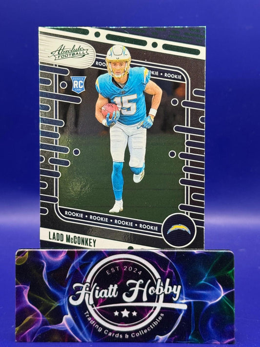 2024 Panini Absolute Football - Ladd McConkey #134 - Green Foil