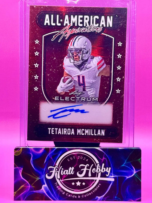 2024 Leaf Electrum - Tetairoa McMillan - All-American Aspirations Auto /2