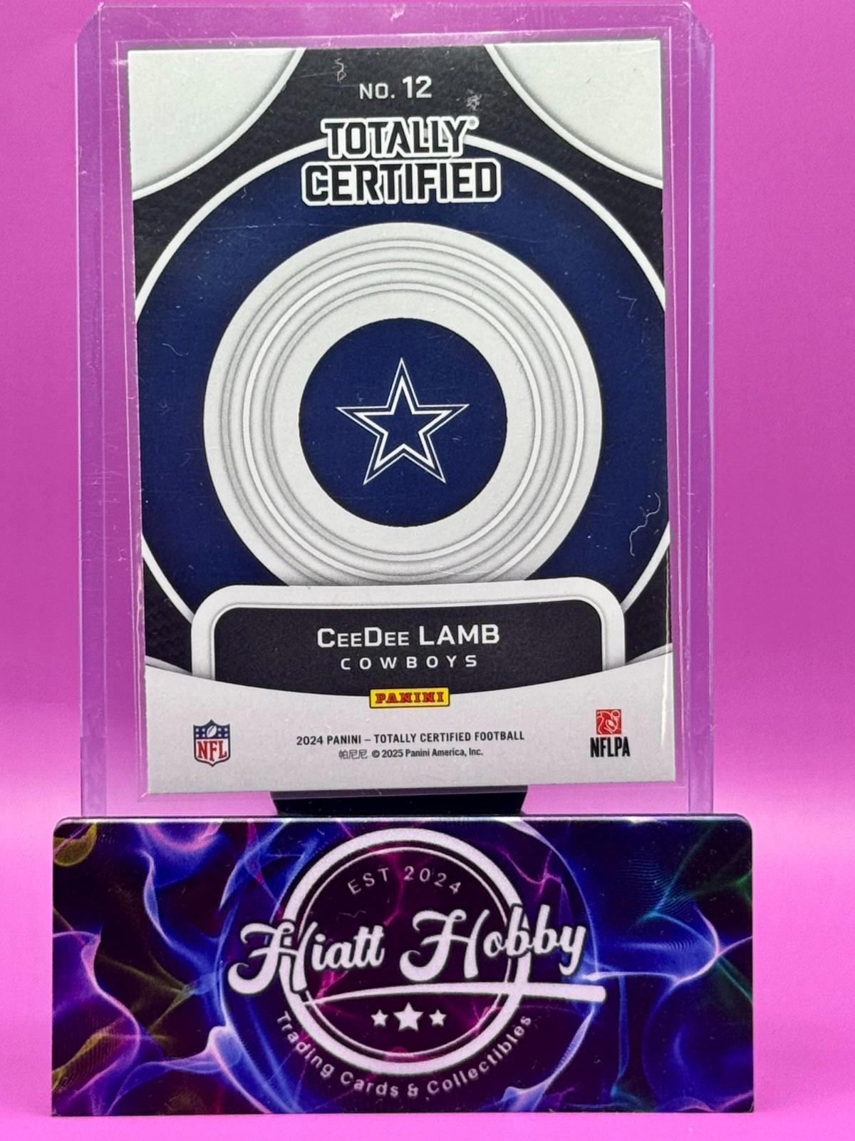 2024 Panini Total Certified Football - CeeDee Lamb #12 - On Target - Mirror