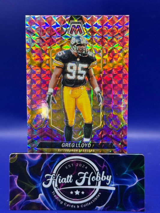 2024 Panini Mosaic Football - Greg Lloyd #233 - Camo Pink