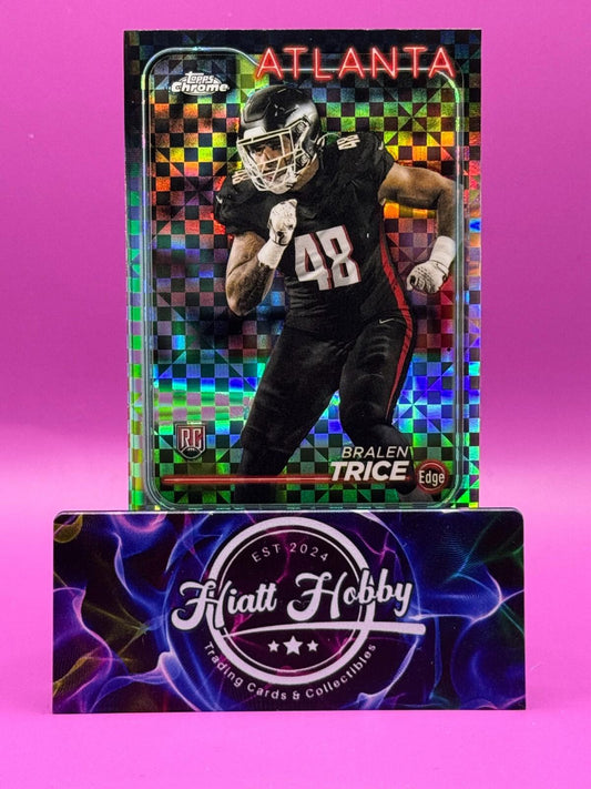 2024 Topps Chrome Football - Bralen Trice #234 - X-Fractor (RC)
