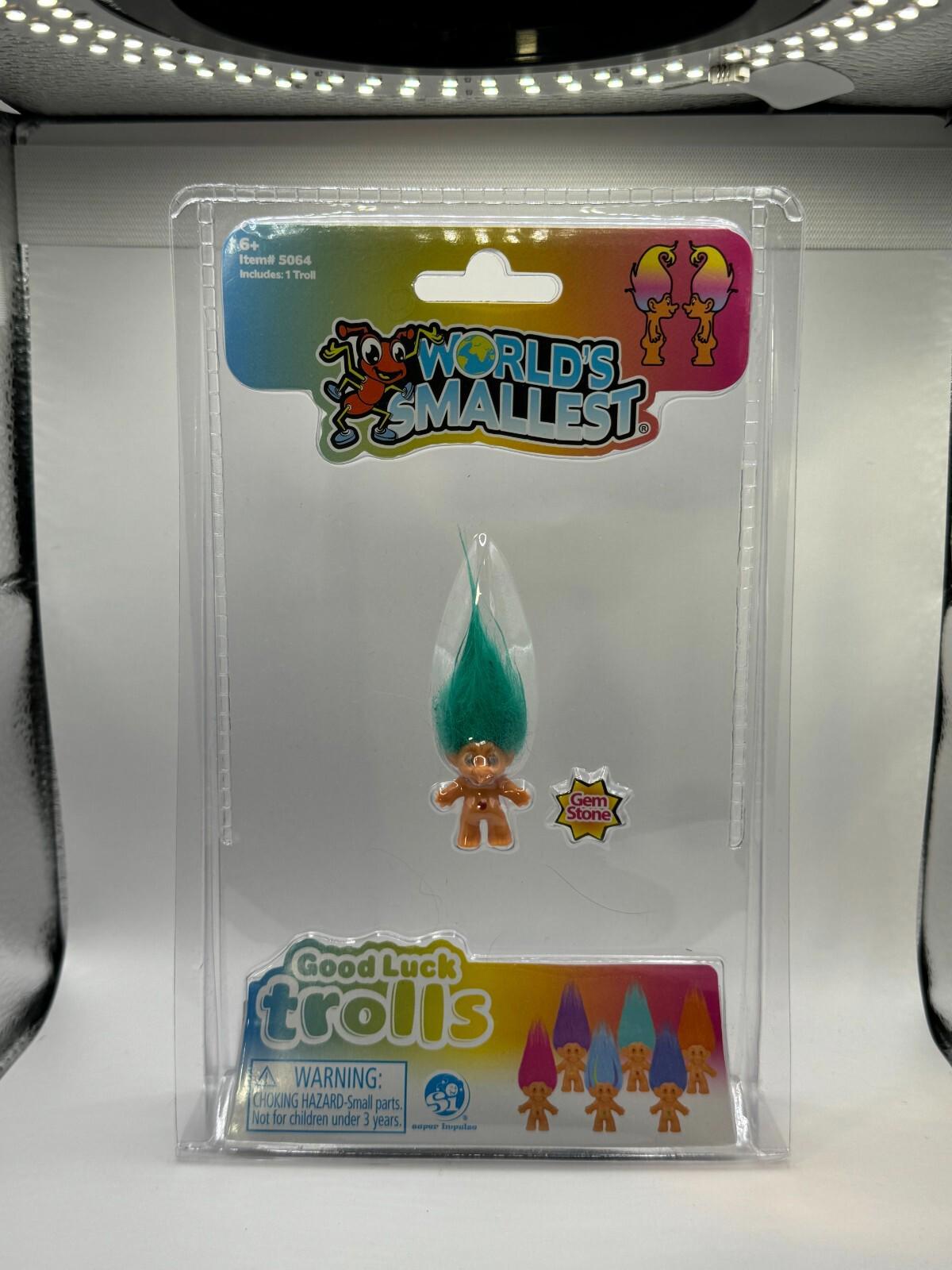 World's Smallest Good Luck Trolls. Mini 1 inch Tall Toy Action Figure